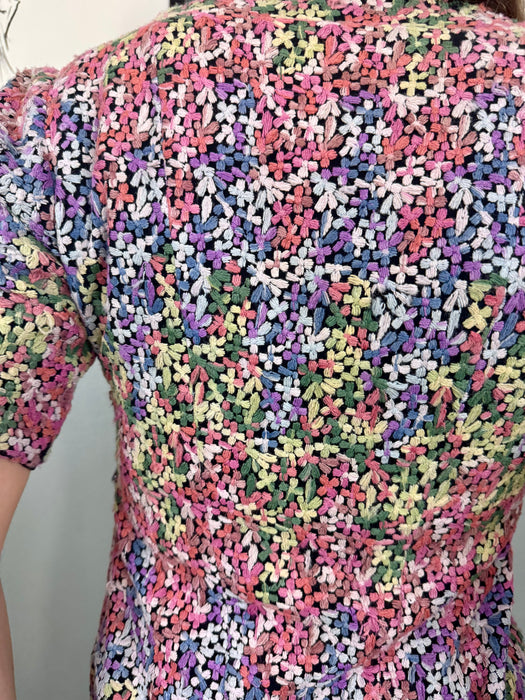 Tasha, 30s floral embroidered jacket