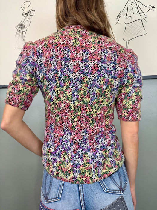 Tasha, 30s floral embroidered jacket