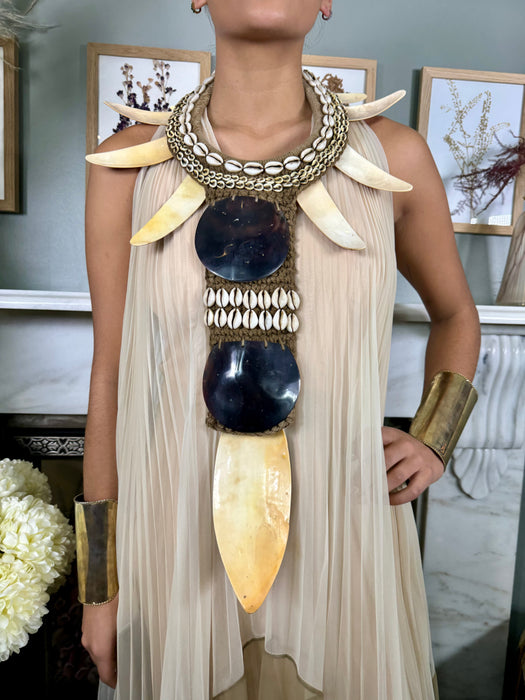 Jonas, vintage African shell necklace