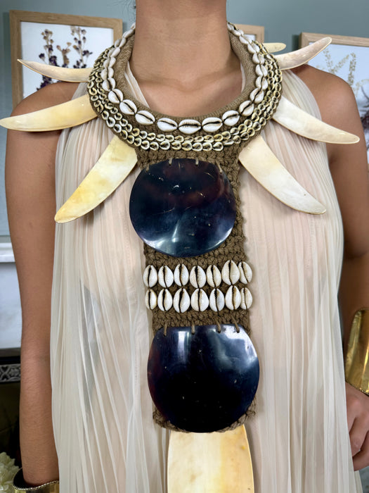 Jonas, vintage African shell necklace