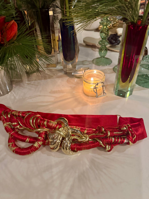 Carolyn Tanner, vintage rope and metal adjustable belt