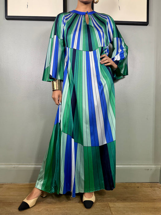 Astor, 70s geometric print kaftan