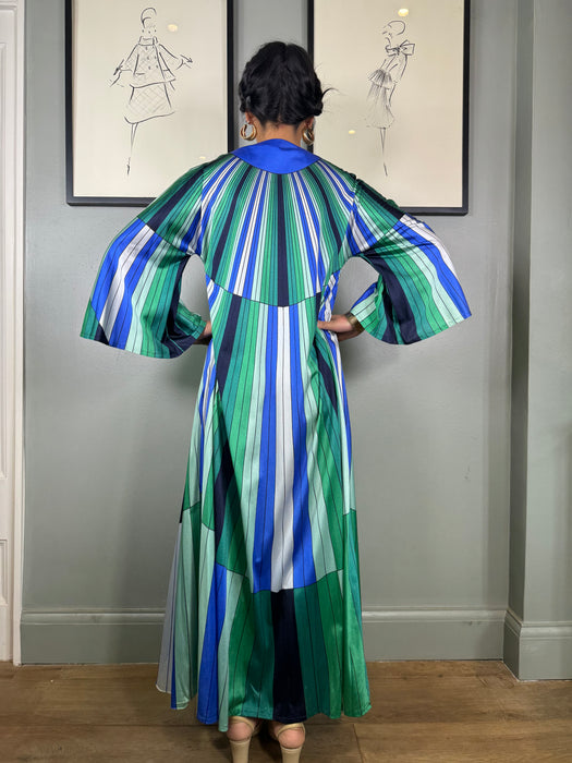 Astor, 70s geometric print kaftan