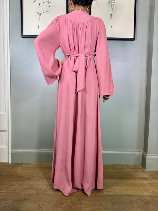 Ossie Clark, 70s Pink crepe dress