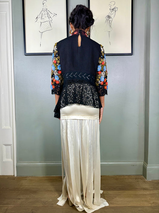 Preen, Y2K hand made floral blouse