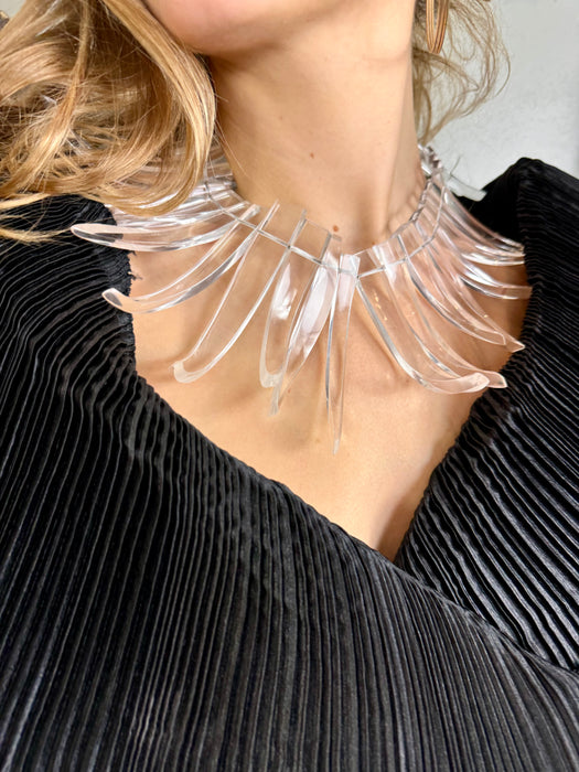 Cheney, Modernist perspex necklace
