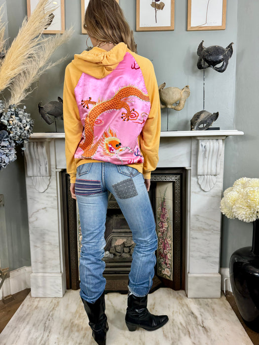 Bonnie, vintage sweatshirt with 30s appliqué back