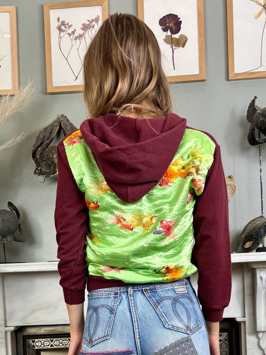 Davina, vintage Champion zip up sweatshirt with embroidery