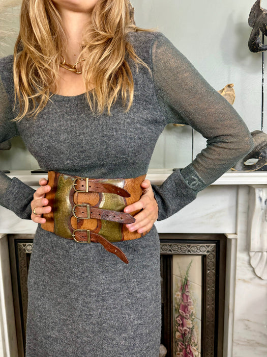 Lotte, vintage wool and silk dress