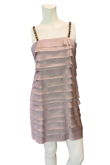 Lanvin, 2005 silk tiered beaded short dress