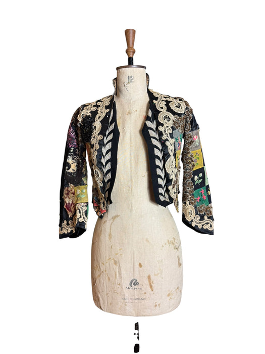 Estelle, reworked patchwork Victorian jacket