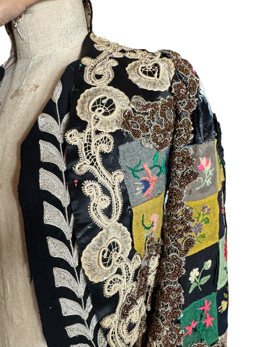 Estelle, reworked patchwork Victorian jacket