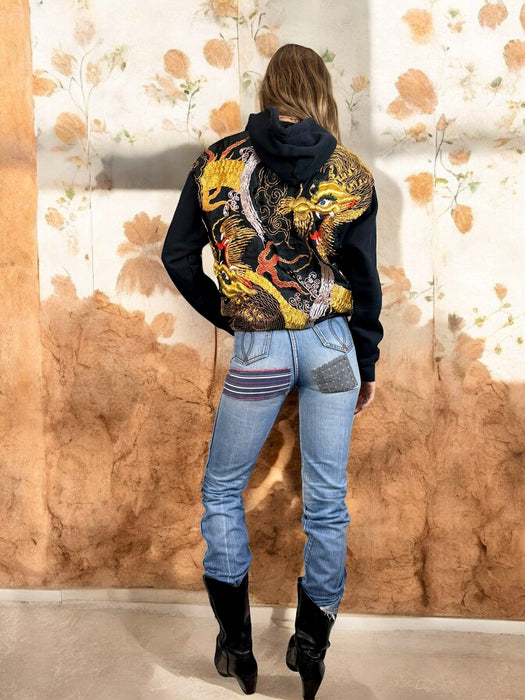 Dutch, reworked vintage embroidered sweatshirt