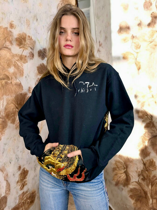 Dutch, reworked vintage embroidered sweatshirt