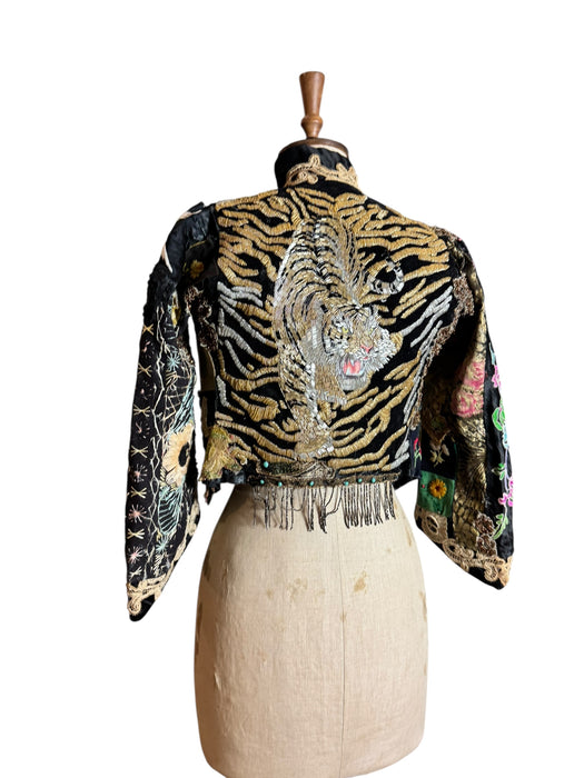Estelle, reworked patchwork Victorian jacket