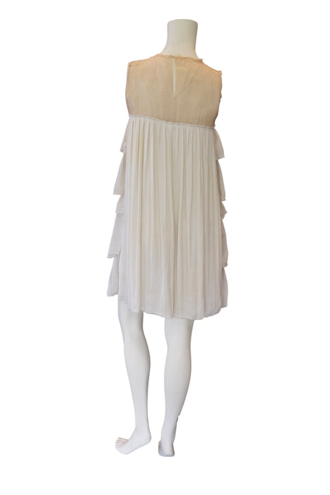 Lanvin 2004, silk tiered beaded dress