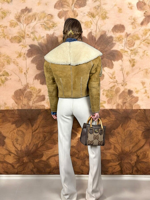 Nicole Farsi, 90s sheepskin jacket
