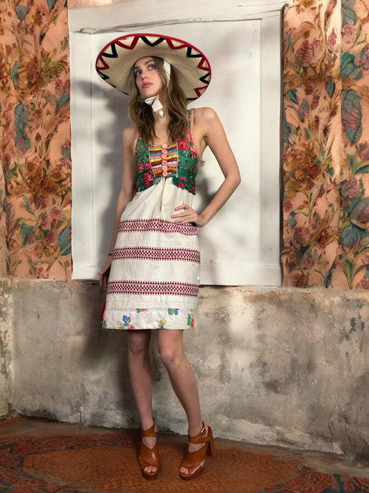 Jennifer, Hungarian folk 50s cotton dress