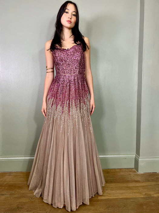 Basia, 40s sequins and tulle gown