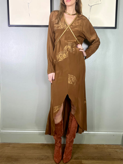Krizia, vintage silk dress