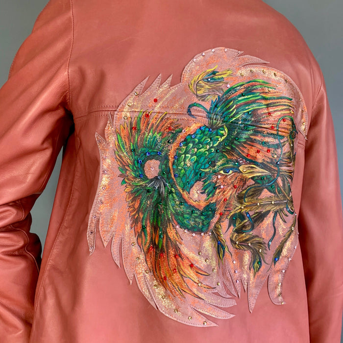 Bless the Holi, hand painted jacket