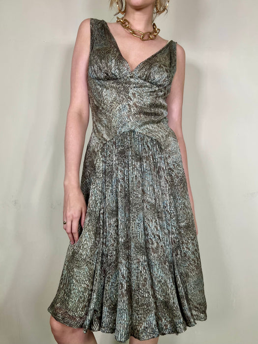 Gina, vintage silk dress