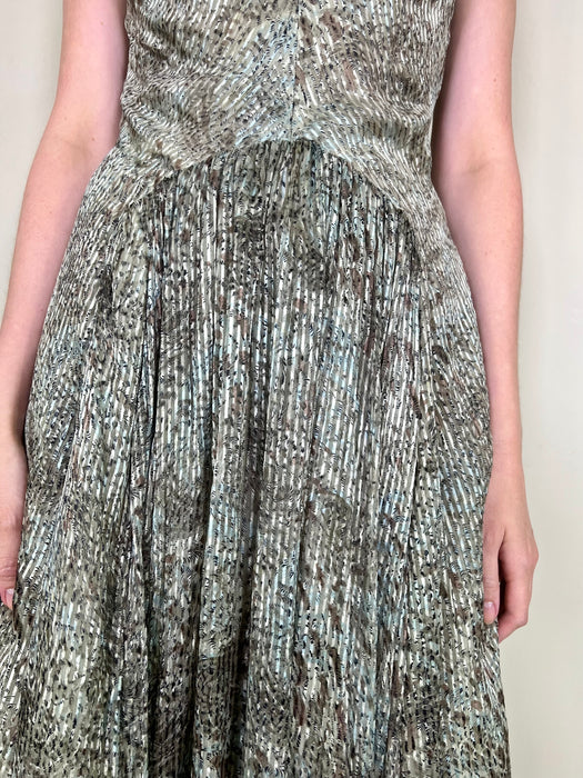 Gina, vintage silk dress