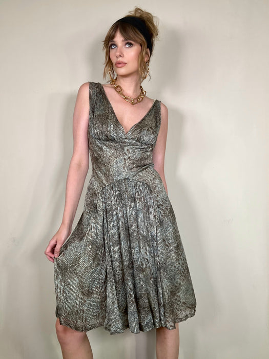 Gina, vintage silk dress