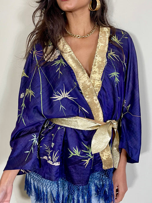 Claire, vintage Oriental silk jacket
