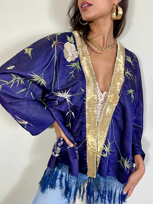 Claire, vintage Oriental silk jacket