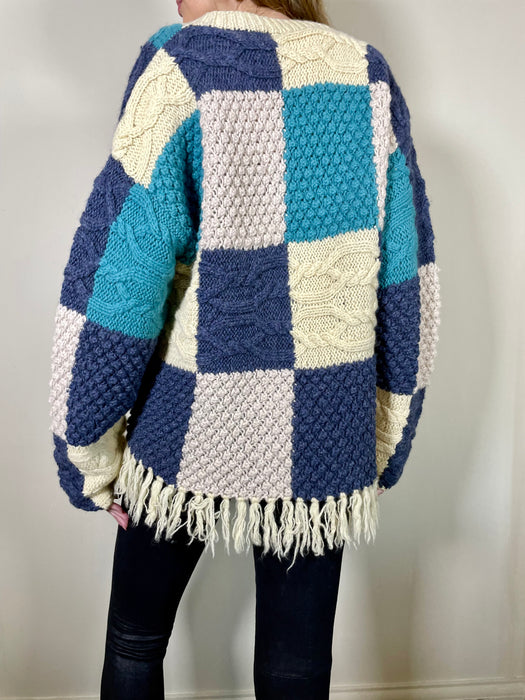 Molly, vintage patchwork sweater