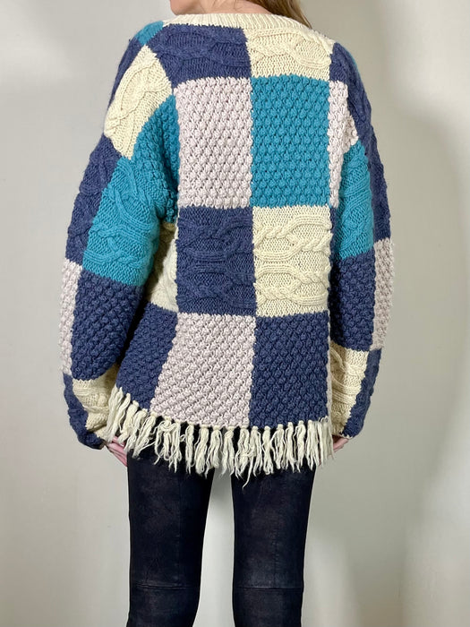 Molly, vintage patchwork sweater
