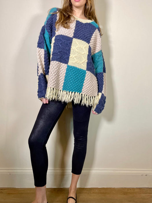 Molly, vintage patchwork sweater