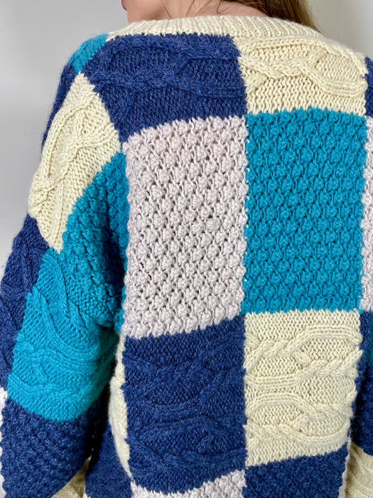 Molly, vintage patchwork sweater